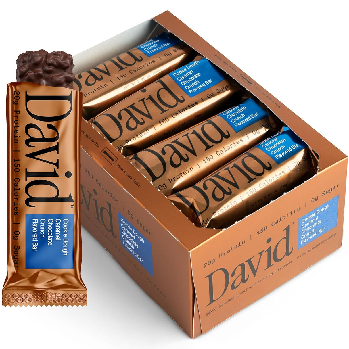 David Bar - Bronze Protein Bar - Box 12