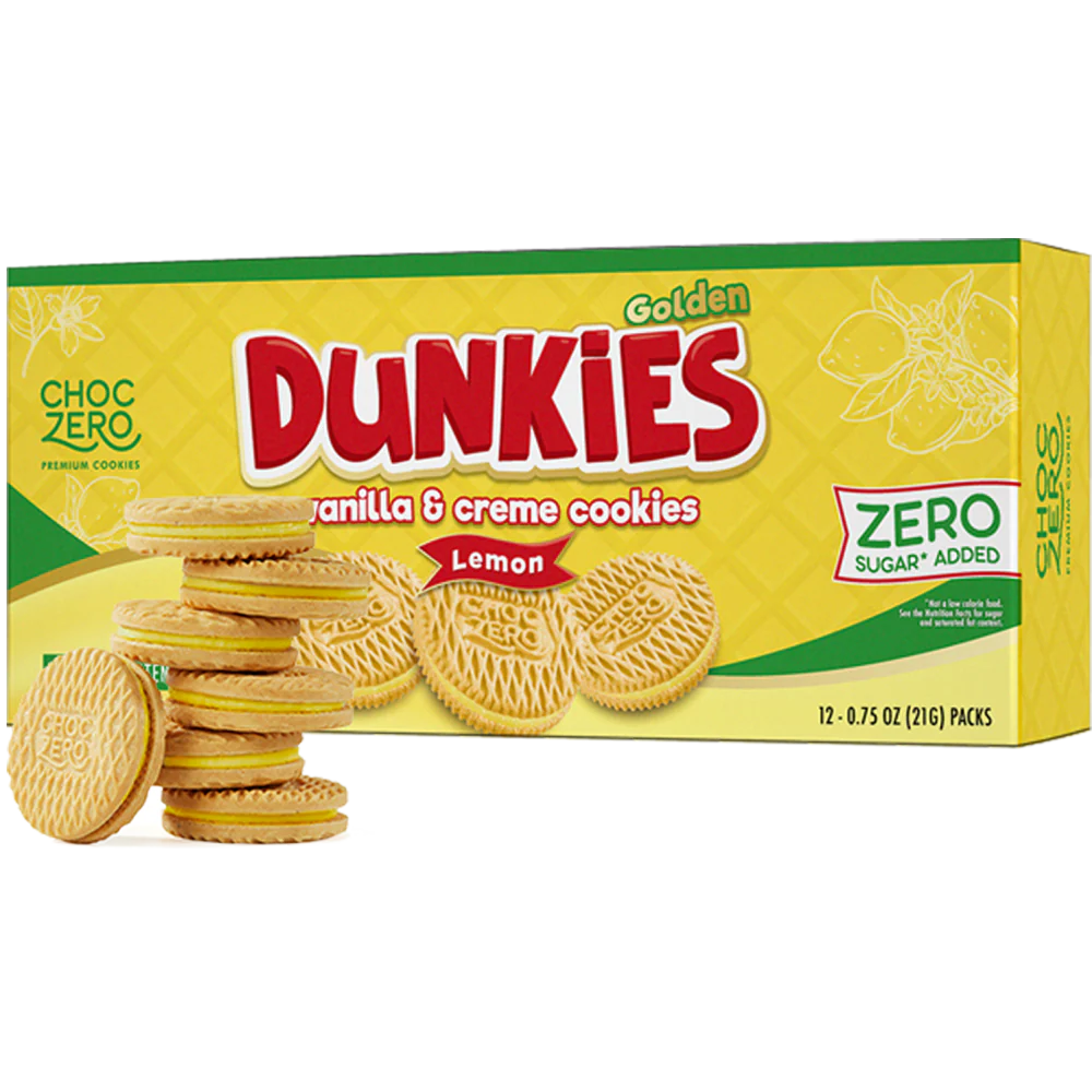 ChocZero - Zero Sugar Dunkies Sandwich Cookies - 9oz