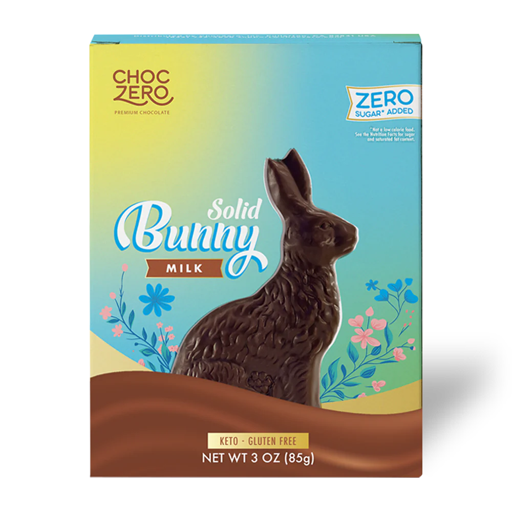 ChocZero - Milk Chocolate Keto Easter Bunny - 3oz