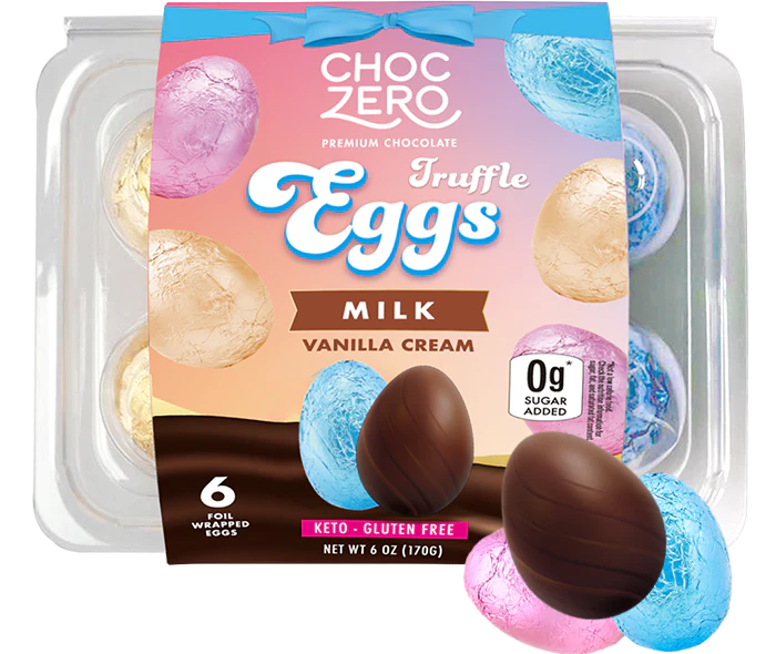ChocZero - Vanilla Creme Easter Eggs - 6oz