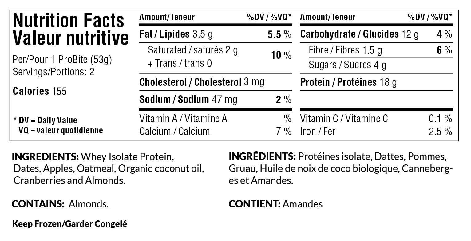 Pro Bites Pro Bites - Real Food High Protein Bites - 100g