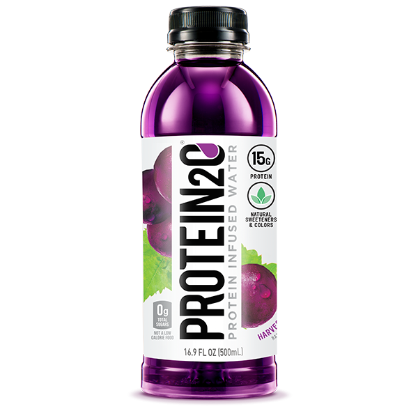  Protein2o 15g Whey Protein Isolate Infused Water, Ready To  Drink, Sugar Free, Gluten Free, Lactose Free, Harvest Grape, 16.9 oz Bottle  (Pack of 12) : Health & Household