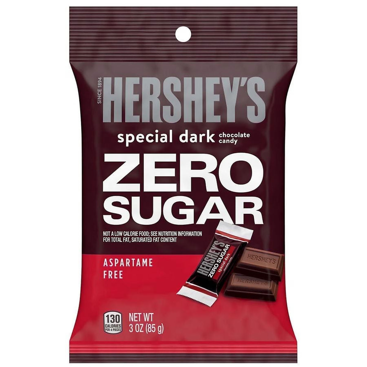 Hershey's - Sugar Free Chocolate Candy Dark Chocolate- 3oz