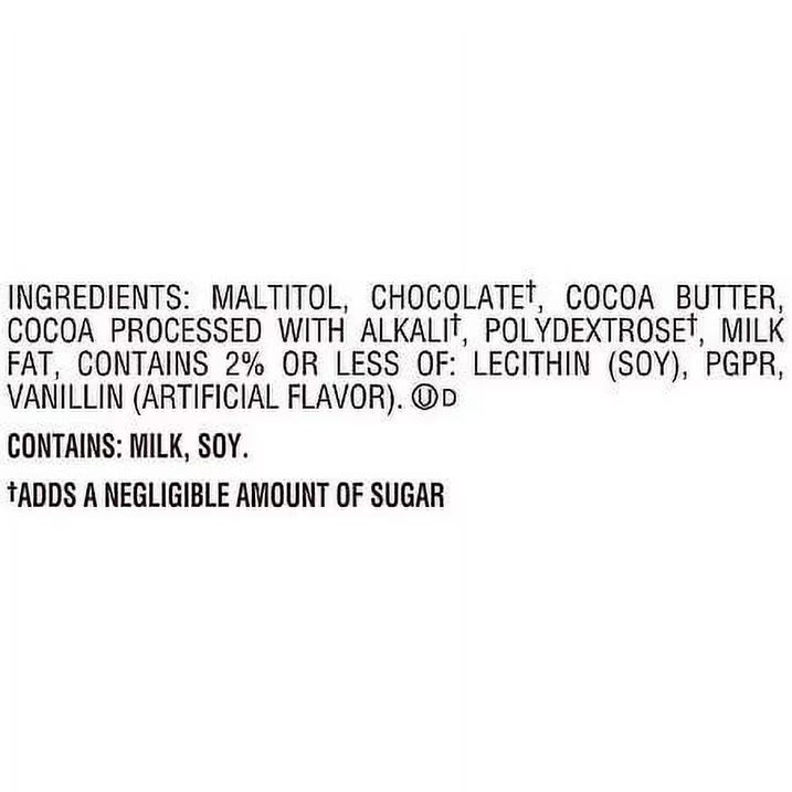 Hershey's - Sugar Free Chocolate Candy Dark Chocolate- 3oz