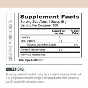 Isopure - Creatine Monohydrate