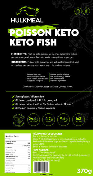 Hulk Meal - Poisson Keto - 400 g