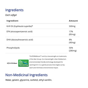 CanPrev - Krill Oil - 60 SoftGels