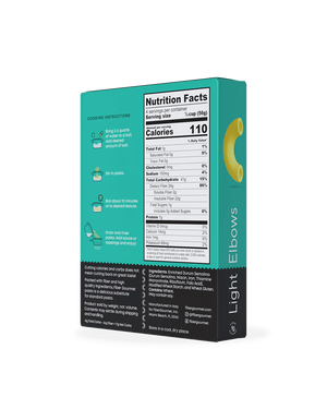 Pâtes coudées Fiber Gourmet - Faibles en calories et riches en fibres - 227 g