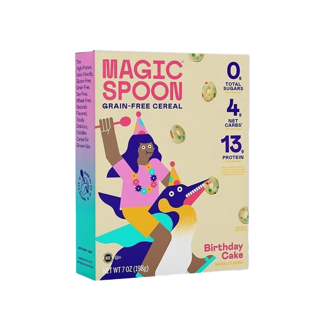 Magic Spoon cereal Birthday Cake flavor