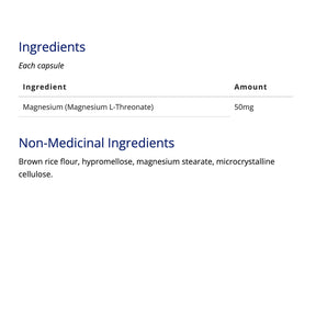 CanPrev - Magnesium Threonate - 120Vcaps