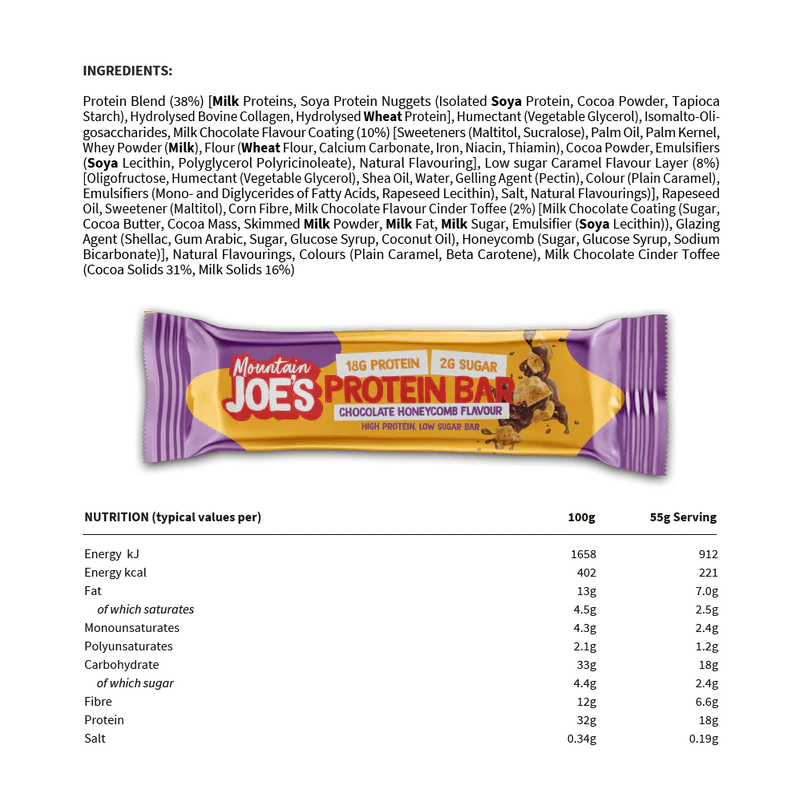 Mountain Joe's - High Protein Bar - 55g