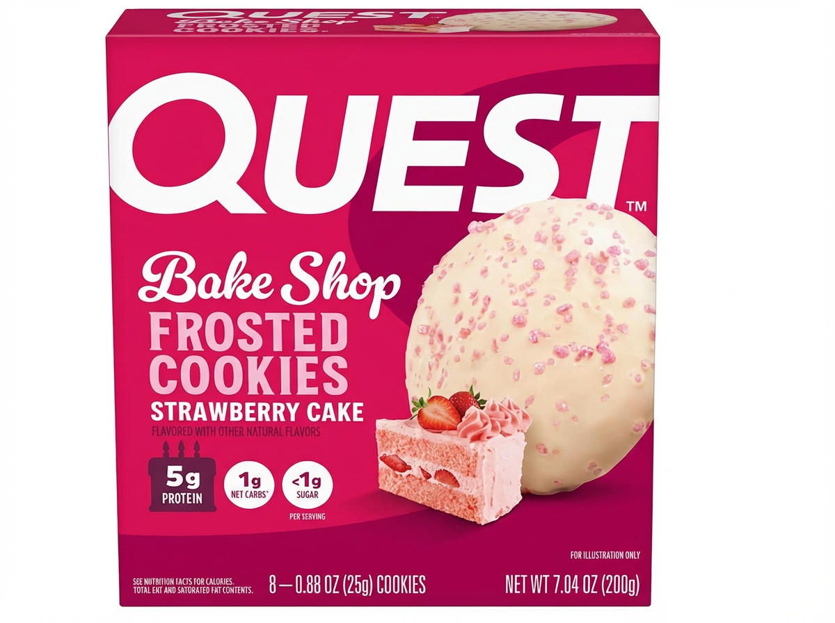 Quest Nutrition - Biscuits givrés - Boîte de 8
