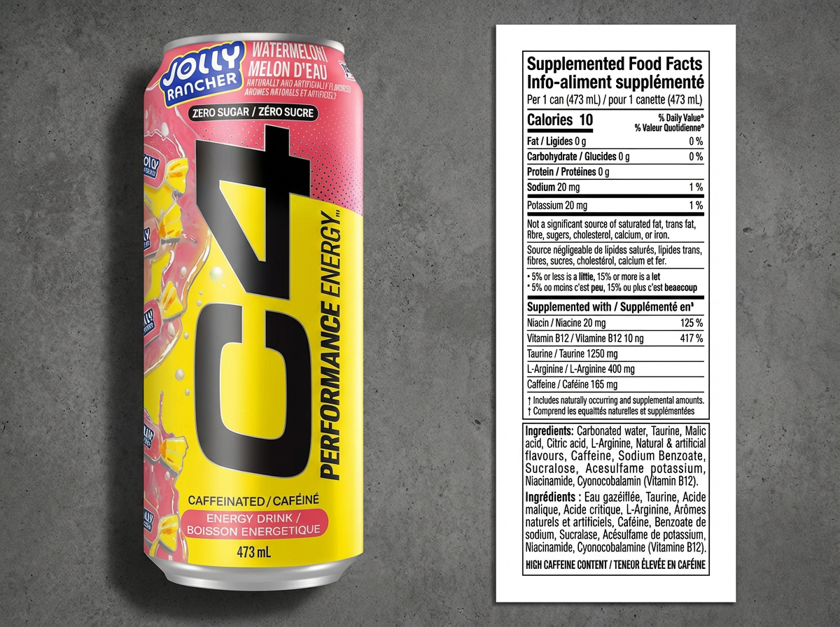 Cellucor - C4 Boisson énergisante gazeuse - 473 ml