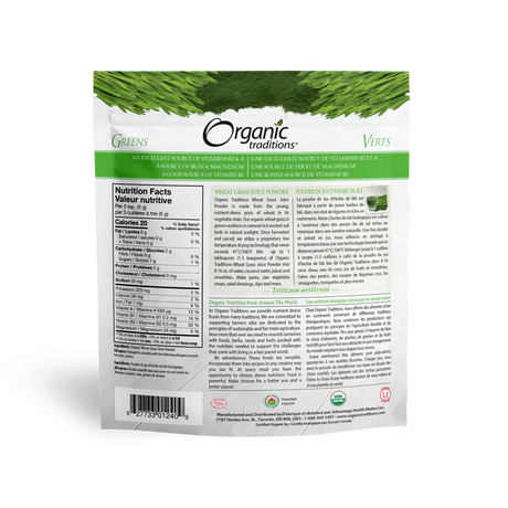 Organic Traditions - Wheat Grass Juice Powder - 150g