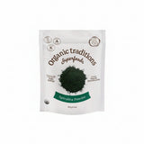 Package of Organic Traditions Spirulina Powder on a white background