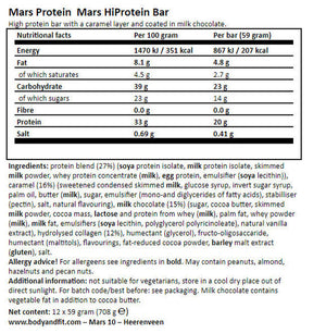 Mars - Hi Protein Bar - Box 12