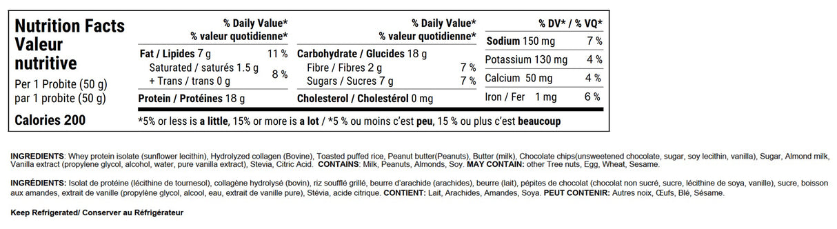 Pro Bites - Bouchées riches en protéines et à base d'aliments naturels - 100 g