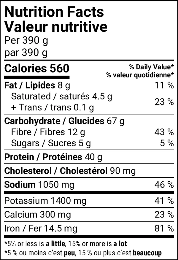 Repas Hulk - Casserole de steak Philly - 400 g