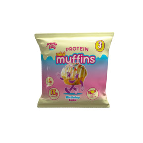 Prime Bites protein mini muffins Birthday cake flavor