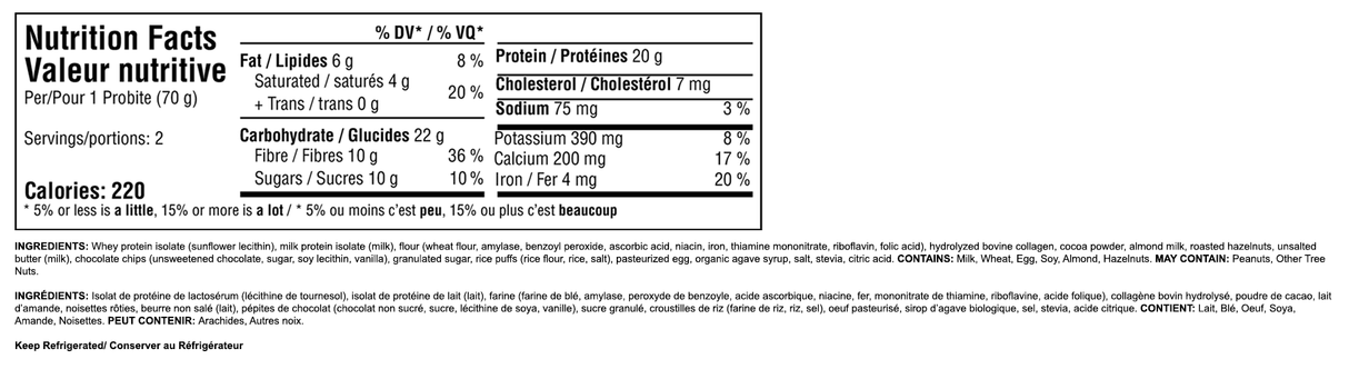 Pro Bites - Bouchées riches en protéines et à base d'aliments naturels - 100 g