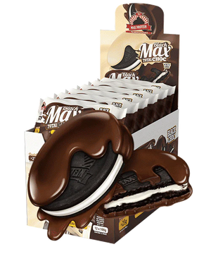 Max Protein - Biscuits protéinés noirs Max Protein 100 g - Boîte de 12 