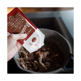 Protein Basics™ Barbecue flavor packet poured over pulled pork – 16g protein