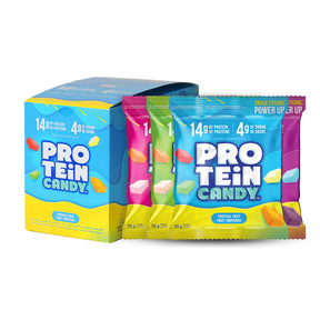 Protein Candy gummies mix box flavor