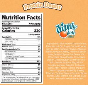 Redefine Foods Protein Donut – Single Unit (15g Protein, Low Sugar Snack)