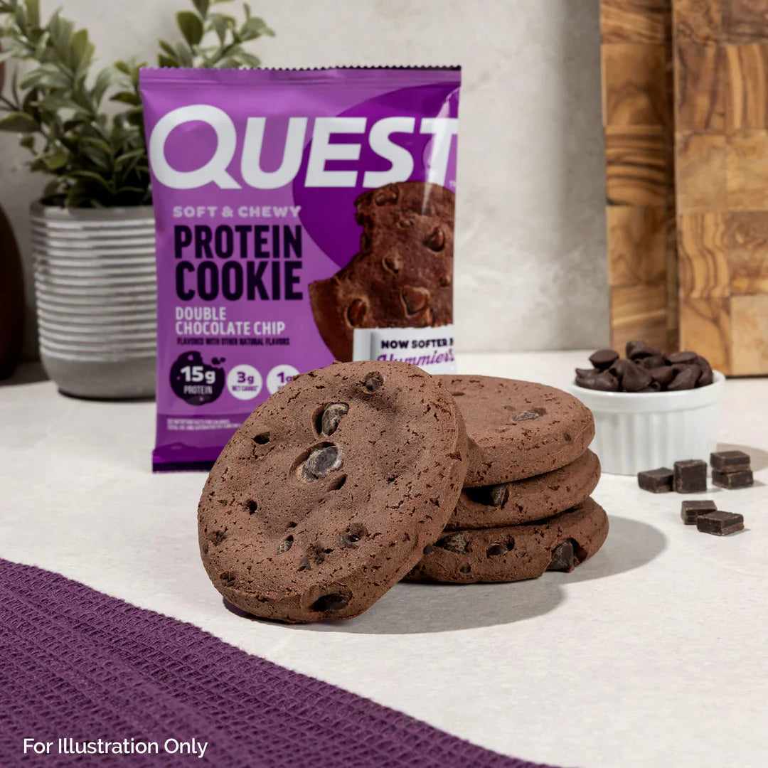 Quest Nutrition - Biscuits protéinés moelleux et fondants - Boîte de 12