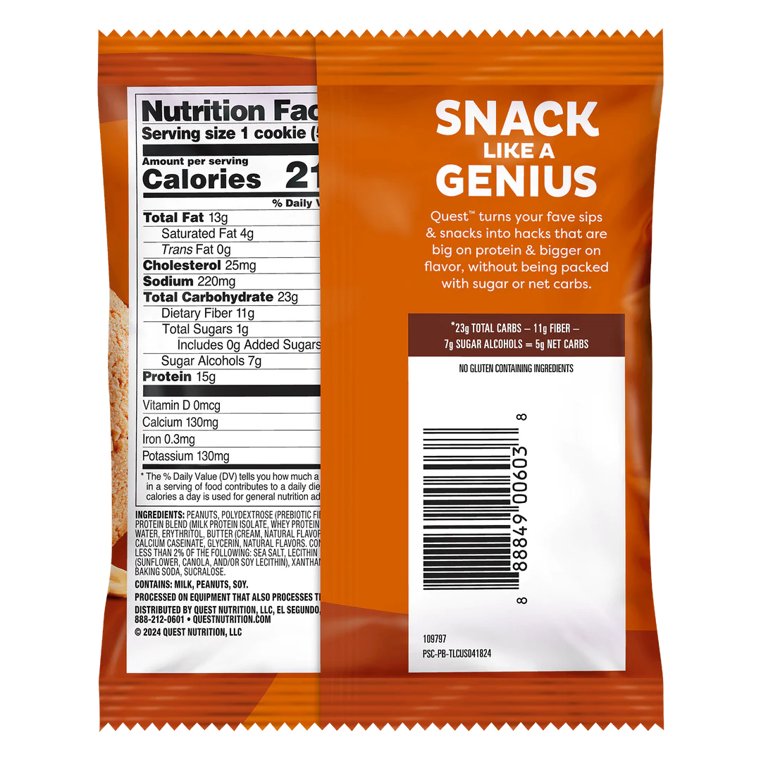 Quest Nutrition - Biscuits protéinés moelleux et fondants - 59 g