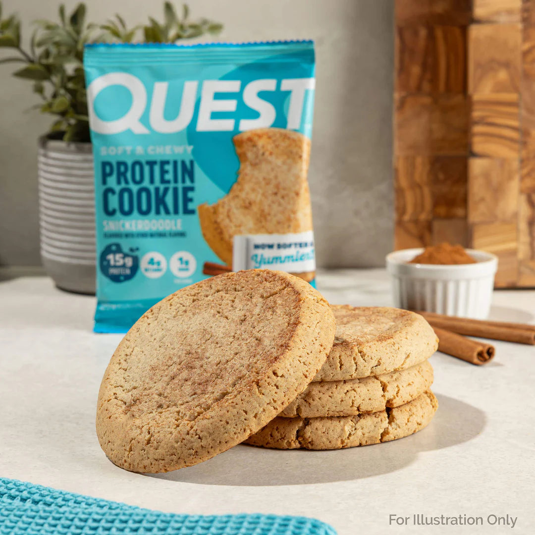 Quest Nutrition - Biscuits protéinés moelleux et fondants - Boîte de 12