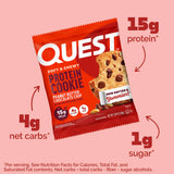 Quest Nutrition - Biscuits protéinés moelleux et fondants - Boîte de 12