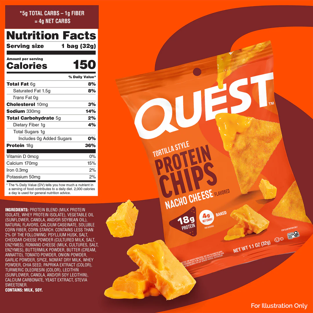 Quest Nutrition - Chips protéinées style tortilla - 32 g