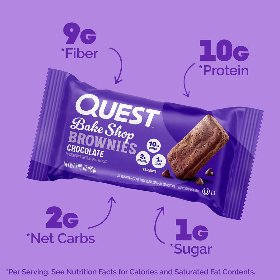 Quest Nutrition - Bake Shop Protein Chocolate Brownie - 56g