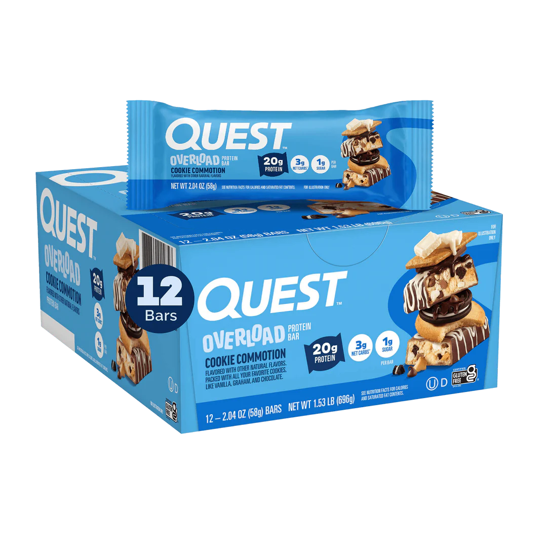 Quest Nutrition - Barre protéinée Overload - Boîte de 12 