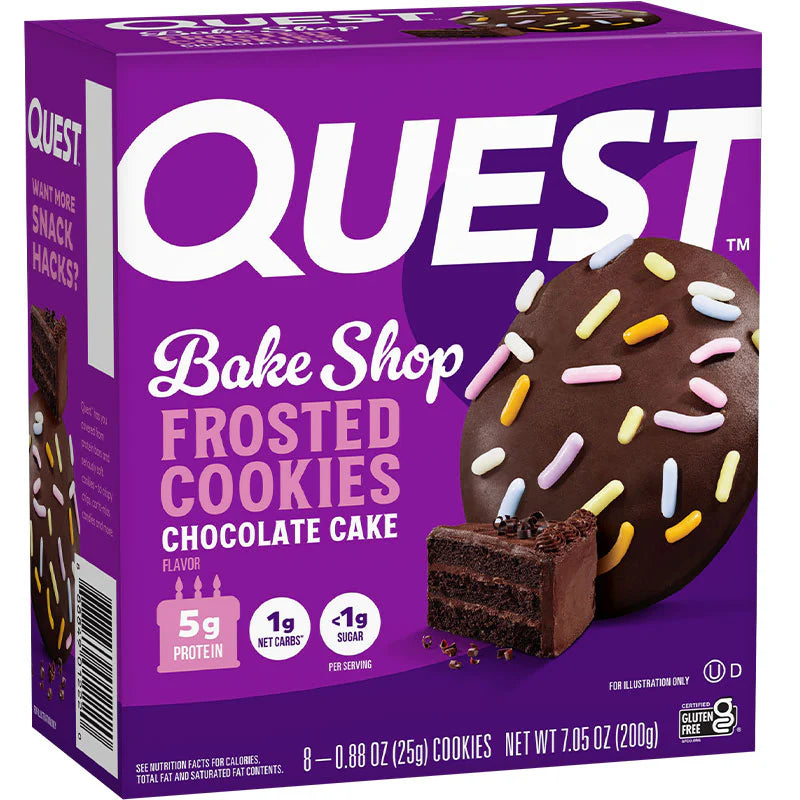 Quest Nutrition - Biscuits givrés - Boîte de 8