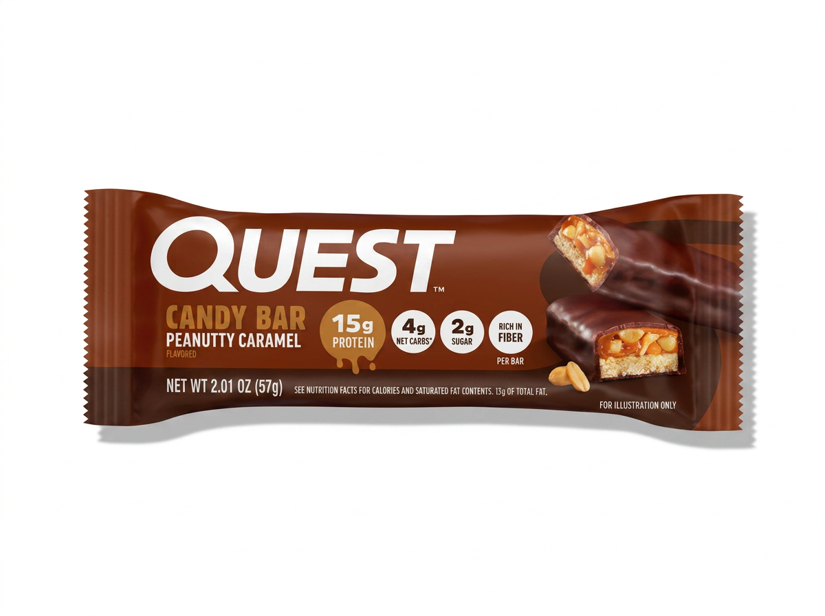 Quest Nutrition - Peanutty Caramel Protein Candy Bar - 57g