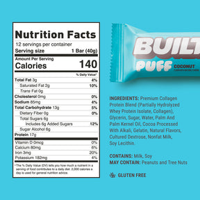 Built Bar Puffs - Limited Edition - 40g