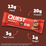 Quest Nutrition - Barre protéinée Overload - Boîte de 12 