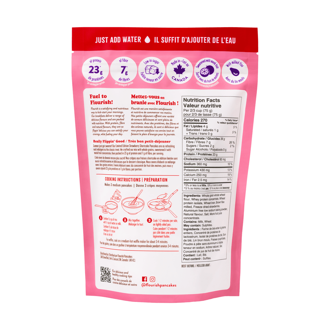 Flourish - Healthy Protein Pancake Mix - 430g