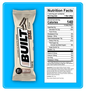 Built Protein Bar - 100% Real Chocolate - Zero Guilt 49g