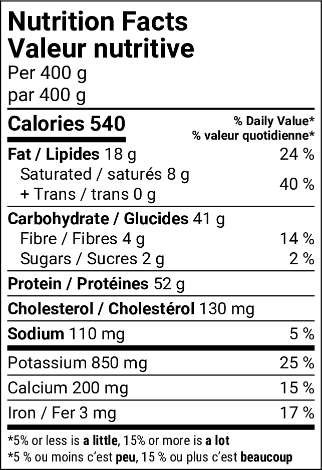 Hulk Meal - Chipotle Pork  - 400g