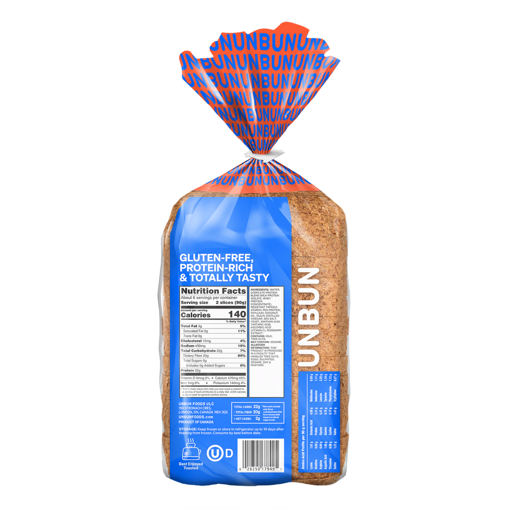 Unbun Foods - Complete Protein Bread - 535g