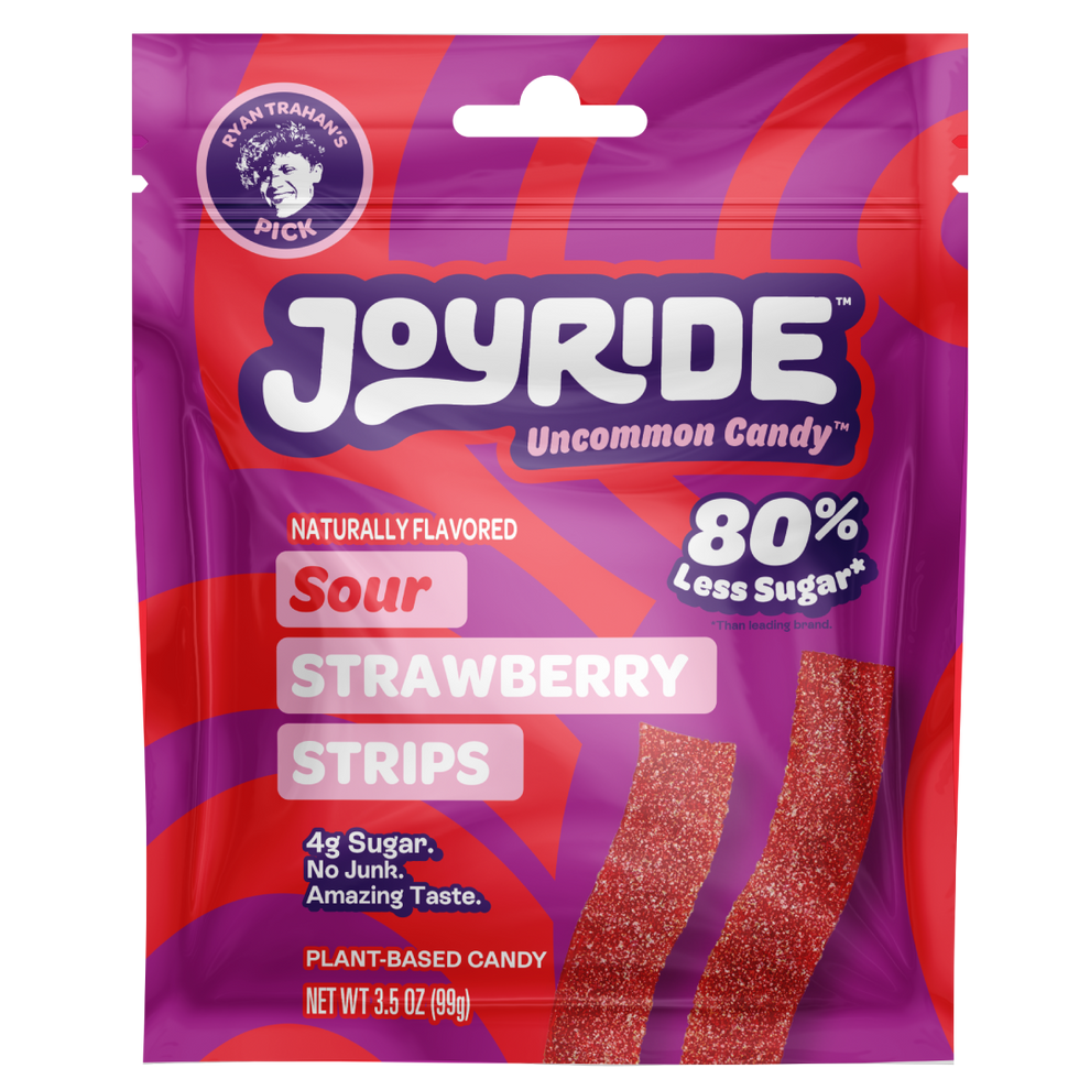 Joyride - Low Sugar Sour Strawberry Strips - 3.5oz