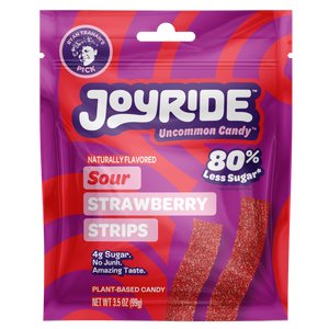 Joyride - Lanières de fraises acidulées à faible teneur en sucre - 99 g