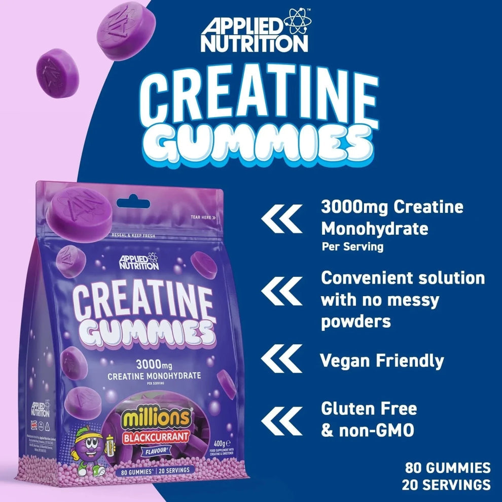 Applied Nutrition - Creatine Gummies - 80 gummies