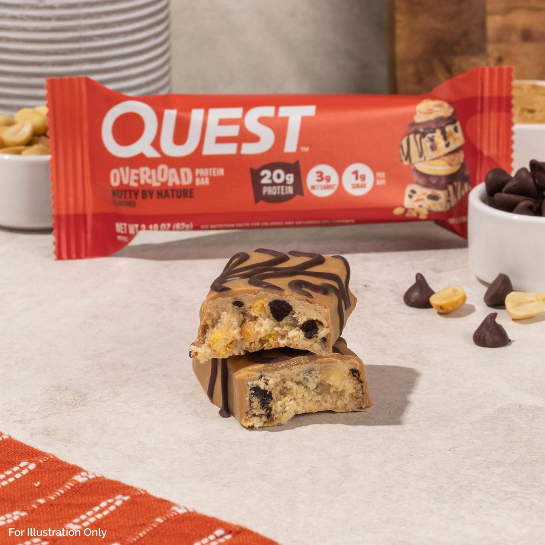 Quest Nutrition - Barre protéinée Overload - Boîte de 12 