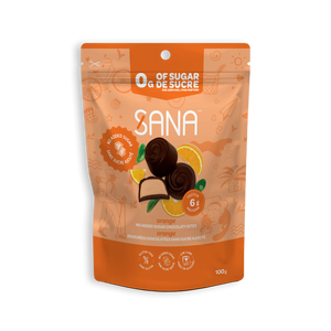 Sana - Bouchées chocolatées sans sucre ajouté - 100 g