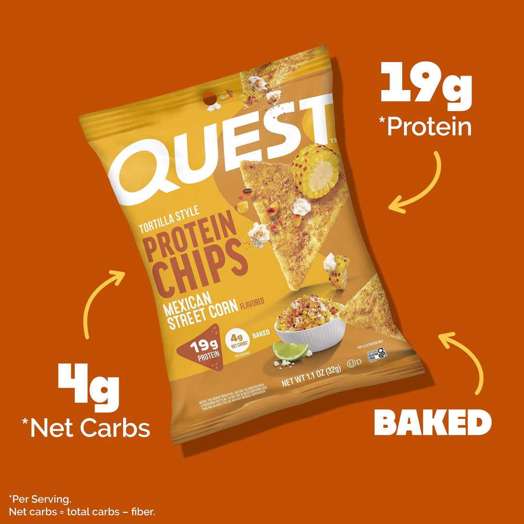 Quest Nutrition - Tortilla Style Protein Chips - Box 8