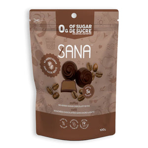 Sana - Bouchées chocolatées sans sucre ajouté - 100 g